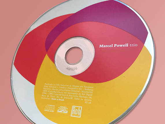 Amanda Lianza Design gráfico CD Marcer Powell Trio