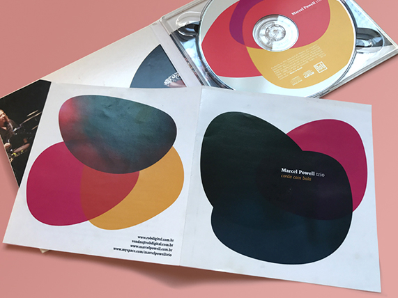 Amanda Lianza Design gráfico CD Marcer Powell Trio