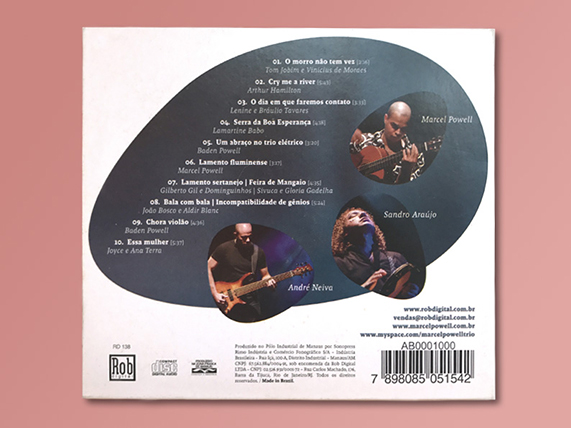 Amanda Lianza Design gráfico CD Marcer Powell Trio