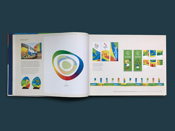 Amanda Lianza Design gráfico Livro Branding e Look of the Games dos Jogos Olímpicos e Paralímpicos Rio 2016