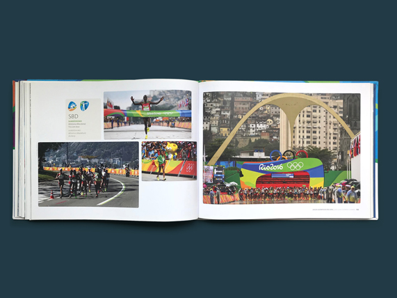 Amanda Lianza Design gráfico Livro Branding e Look of the Games dos Jogos Olímpicos e Paralímpicos Rio 2016