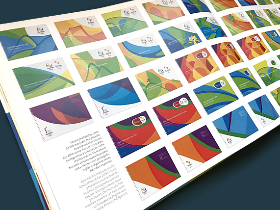 Amanda Lianza Design gráfico Livro Branding e Look of the Games dos Jogos Olímpicos e Paralímpicos Rio 2016